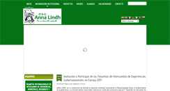 Desktop Screenshot of annalindh.org.pe
