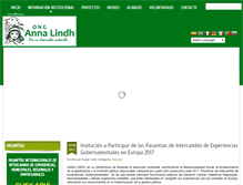 Tablet Screenshot of annalindh.org.pe